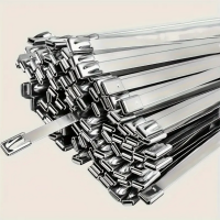 Johdinside 200mm x 4.6mm – Ruostumaton teräs, 100 kpl